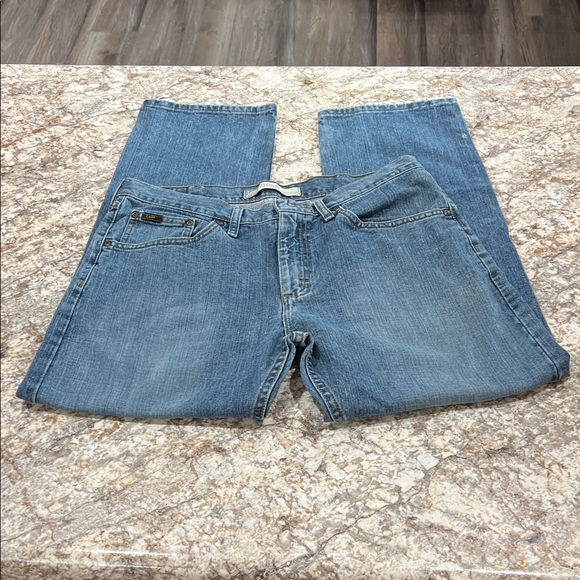 Lee Men's Straight Fit Light Blue Jeans - Picture 1 of 5